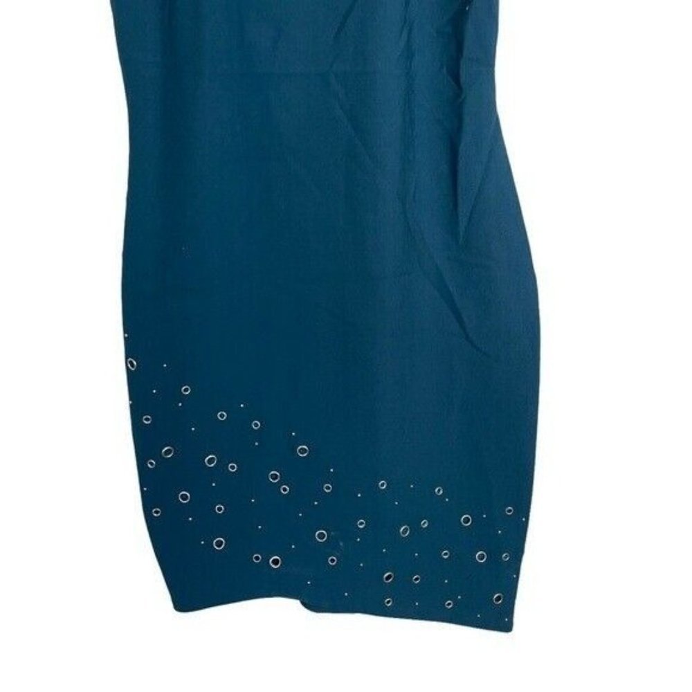 ELIZABETH and James Gali Grommet Asymtric Dress sz 4 Retail $395 - Picture 6 of 9